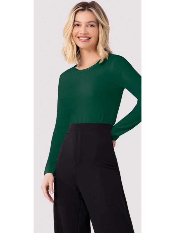CALÇA WIDE LEG EM MALHA ALFAIATARIA