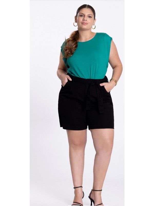 SSHORTS SARJA PLUS SIZE CLOCHARD COM CINTO