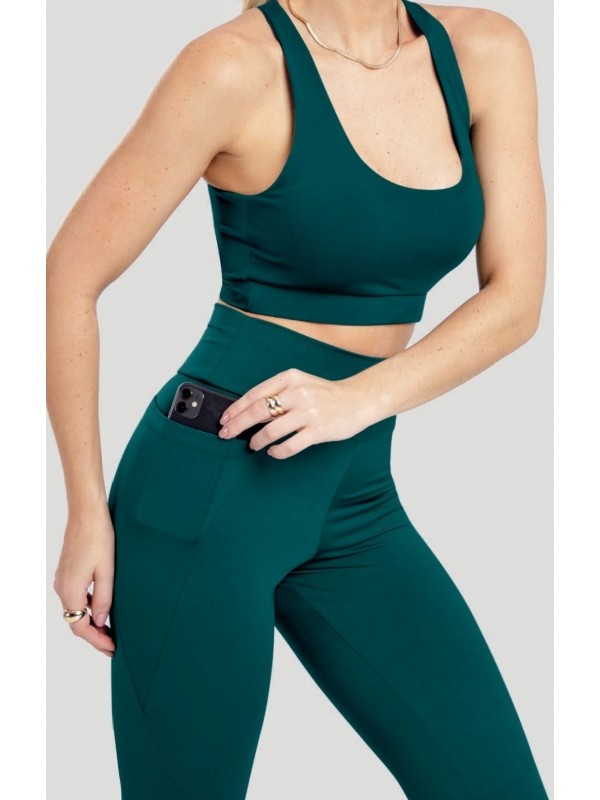 CALÇA LEGGING CINTURA ALTA COM BOLSO PARA CELULAR