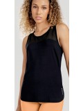 REGATA EM MALHA VISCOSE COM RECORTE TELA 